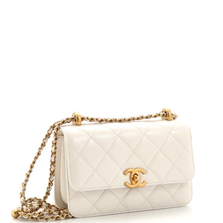 Chanel Perfect Fit Flap Bag Quilted Calfskin Mini at 1stDibs