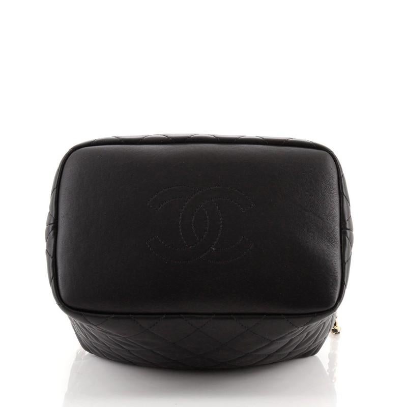 Chanel Perfect Meeting Hobo gestepptes Lammfell groß Damen