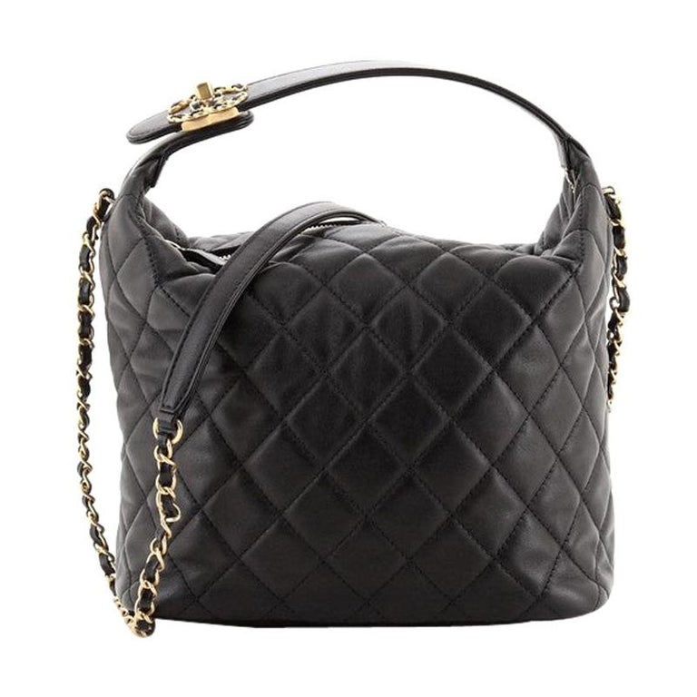 Chanel Perfect Meeting Hobo Quilted Lambskin Large at 1stDibs