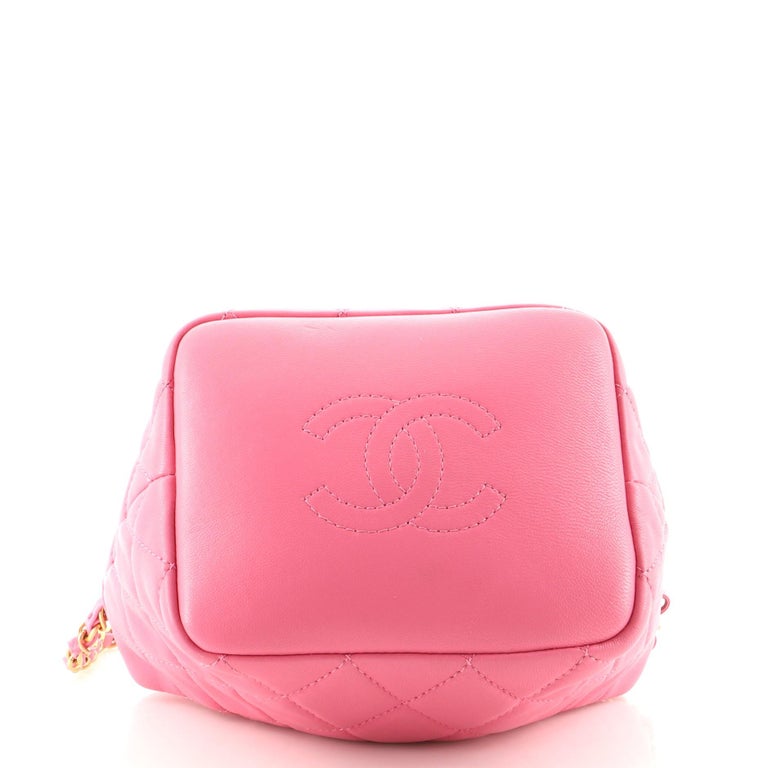CHANEL, Bags, Chanel Perfect Meeting Hobo Quilted Lambskin Small Pink
