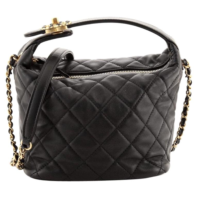 Chanel Perfect Meeting Hobo Quilted Lambskin Small