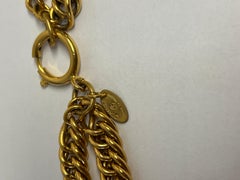 Chanel Perforated 90's Gold Plated Chocker