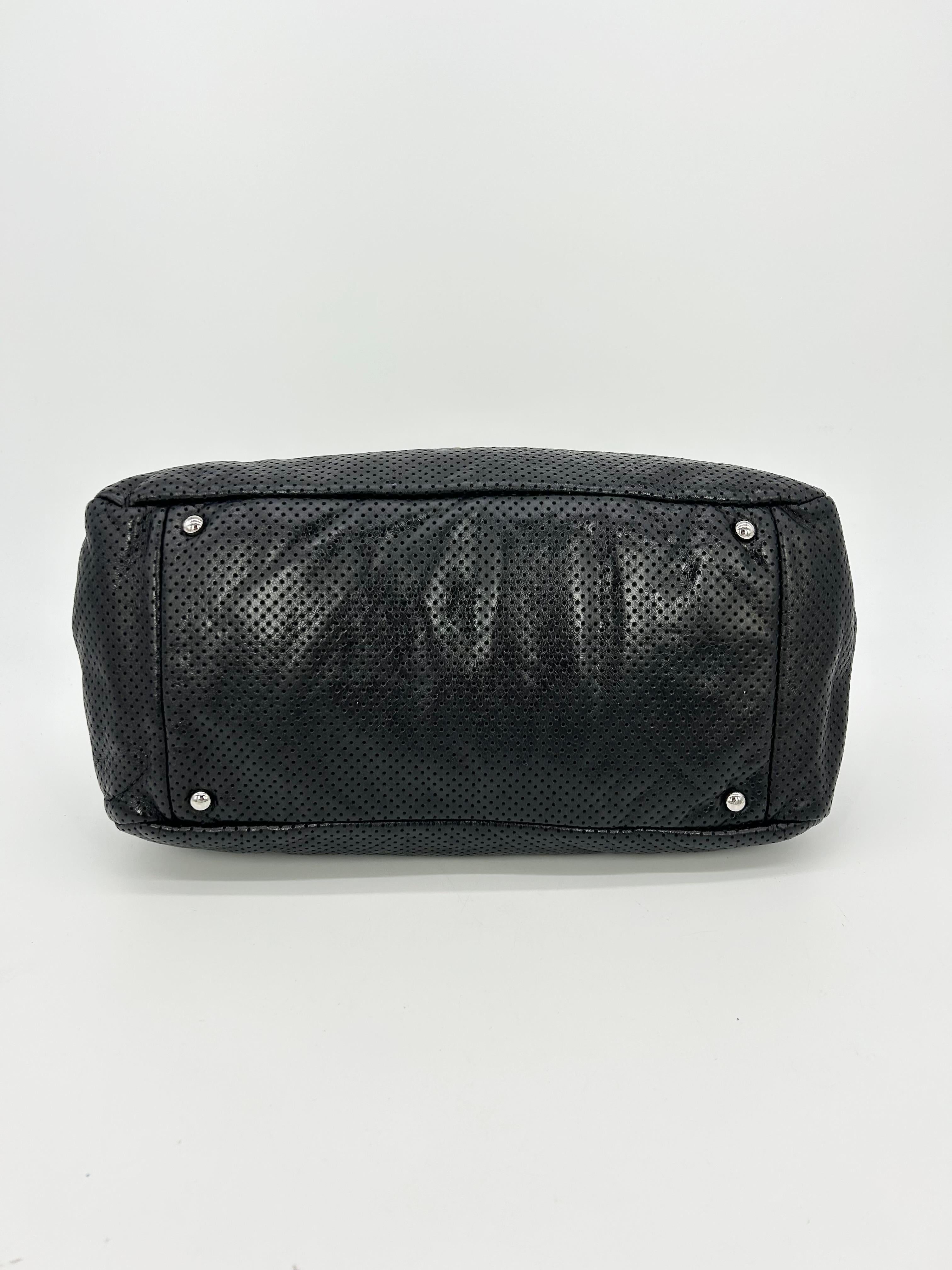 Chanel Perforated Drill Flap Accordion Classic For Sale 1