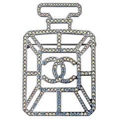 Chanel Strass Brooch - 10 For Sale on 1stDibs