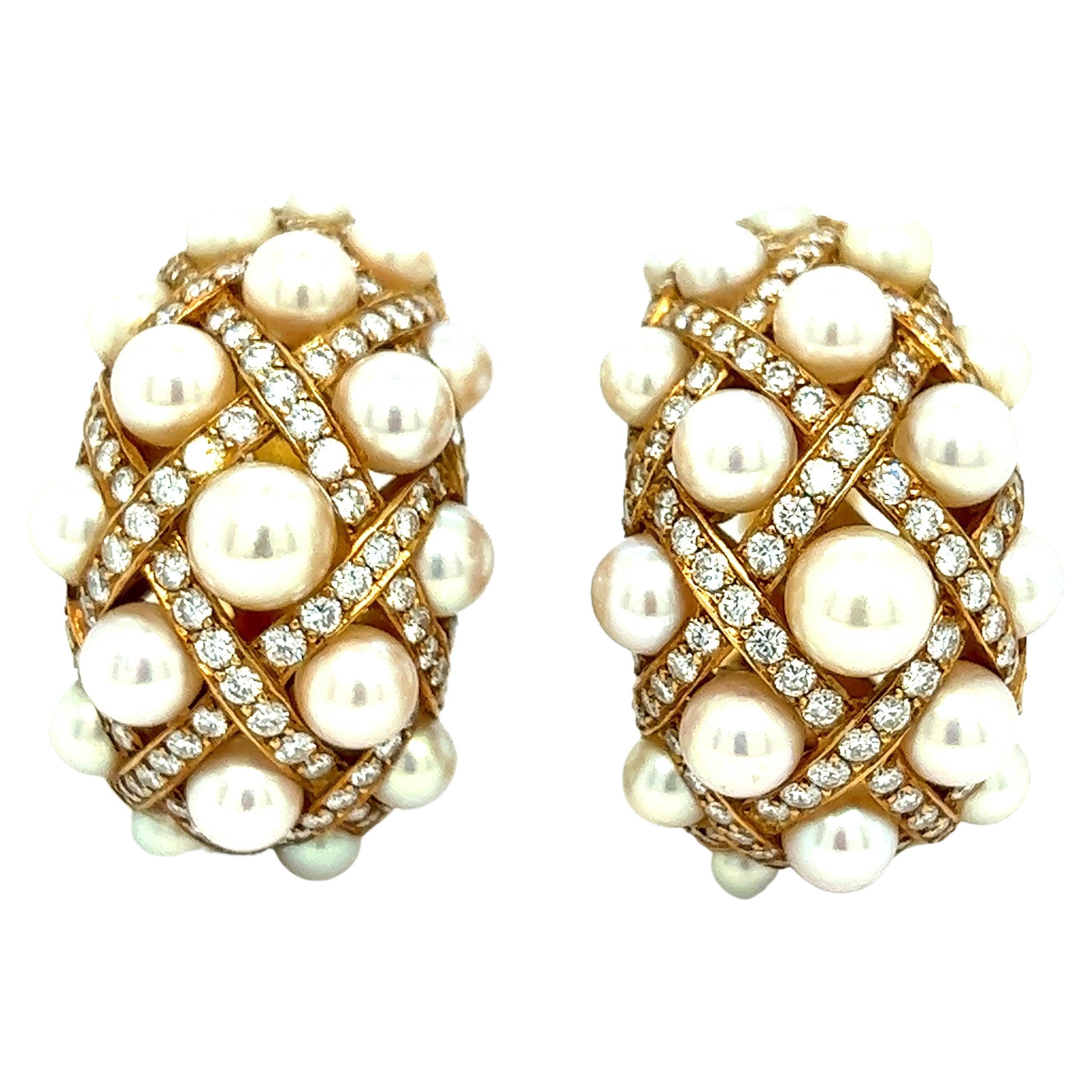 Chanel Perles Matelassé Earrings