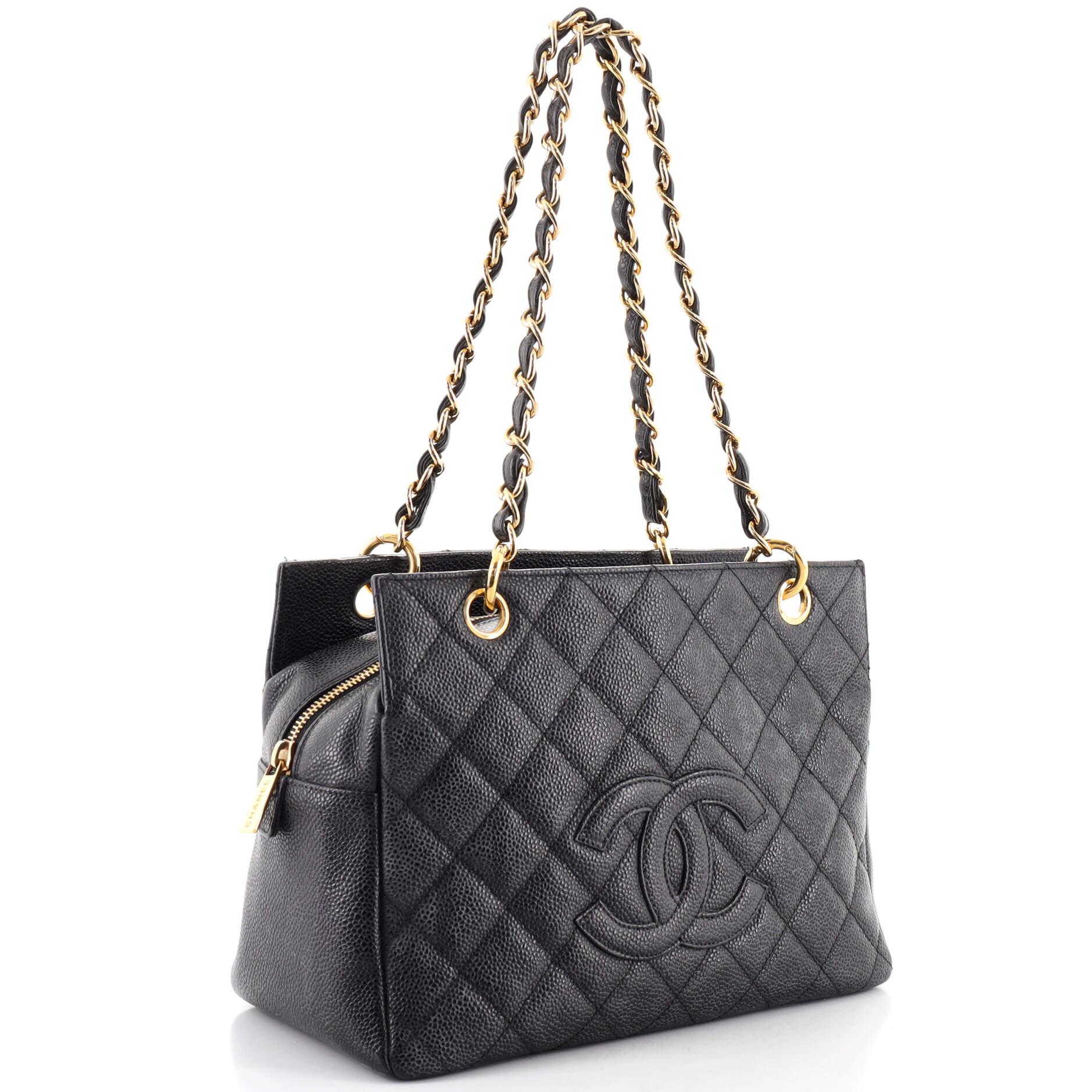 chanel petite timeless shopping tote