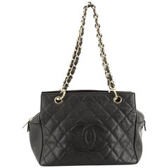 Chanel Petite Timeless Tote Quilted Caviar