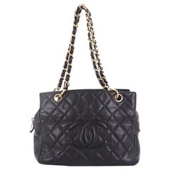 Chanel Petite Timeless Tote Quilted Caviar