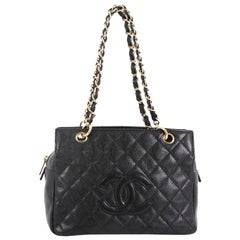 Chanel Petite Timeless Tote Quilted Caviar