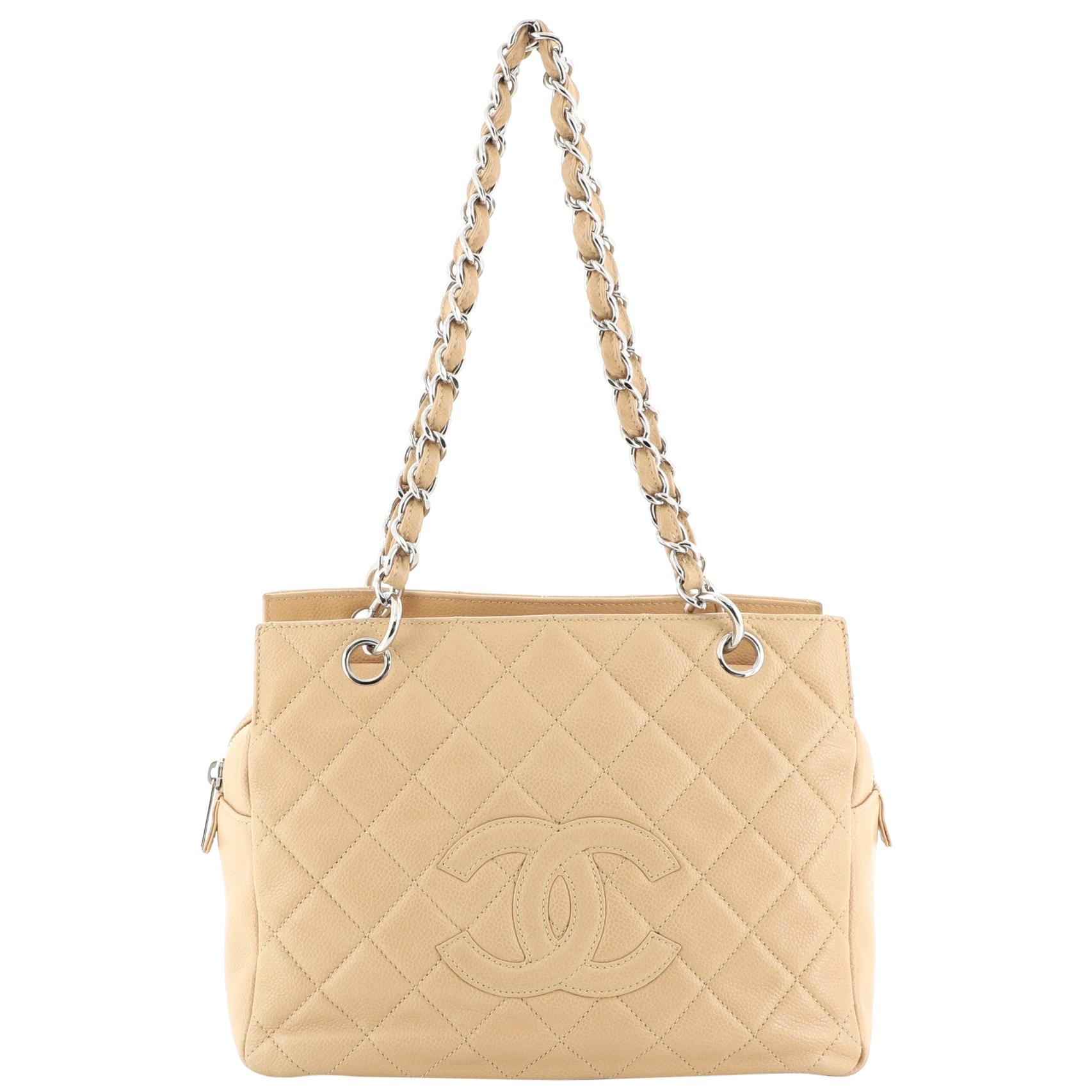 Chanel Petite Timeless Tote Quilted Caviar,