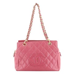 Chanel Petite Timeless Tote Quilted Caviar