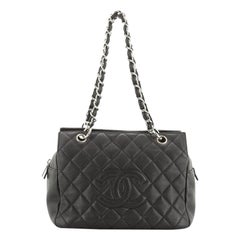 Chanel Petite Timeless Tote Quilted Caviar