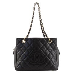 Chanel Petite Timeless Tote Quilted Caviar