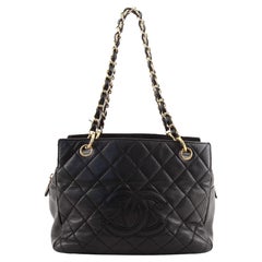 Chanel Petite Timeless Tote Quilted Caviar
