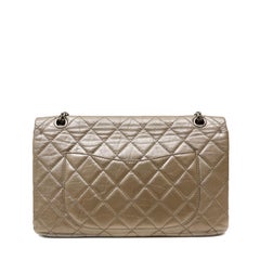Chanel Pewter Distressed Lambskin Reissue 227  Bag