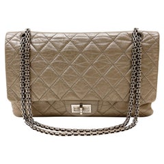 Chanel Pewter Distressed Lambskin Reissue 227  Bag