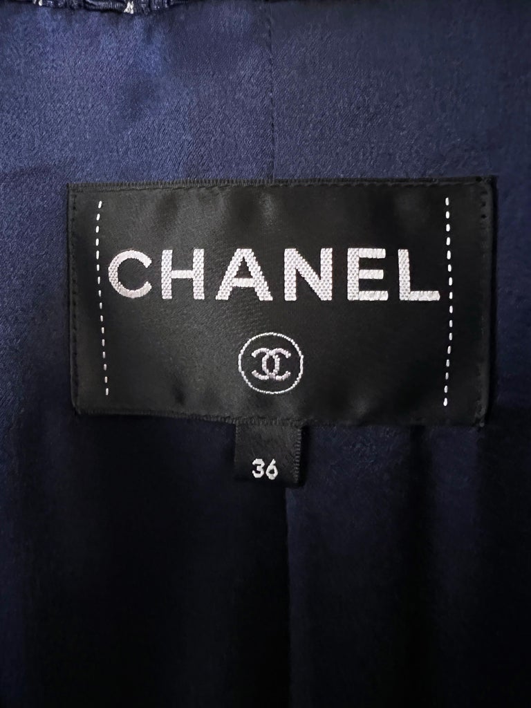 Chanel Pharrell Style Ribbon Tweed Jacket For Sale 9