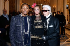 Chanel Pharrell Style Ribbon Tweed Jacket