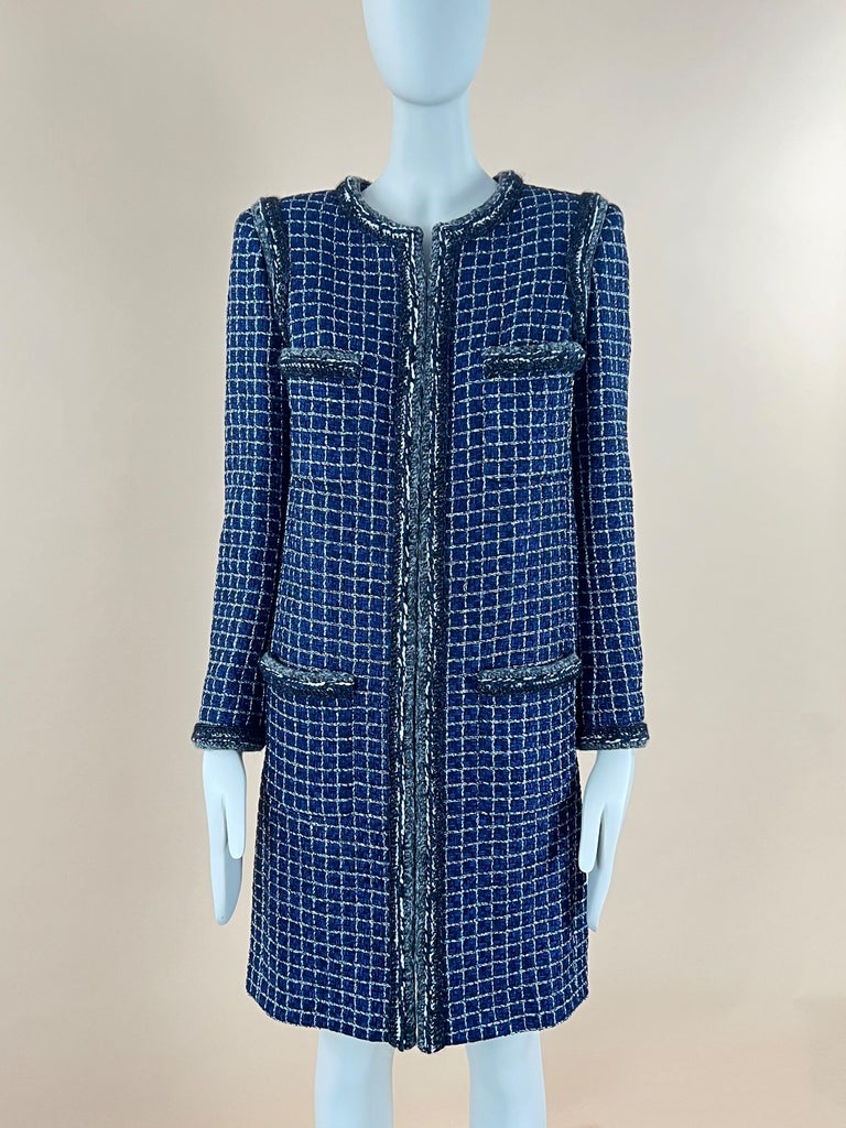 Chanel Pharrell Style Ribbon Tweed Jacket For Sale 3