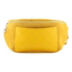 Chanel Pharrell Waist Bag Suede and Quilted Leather