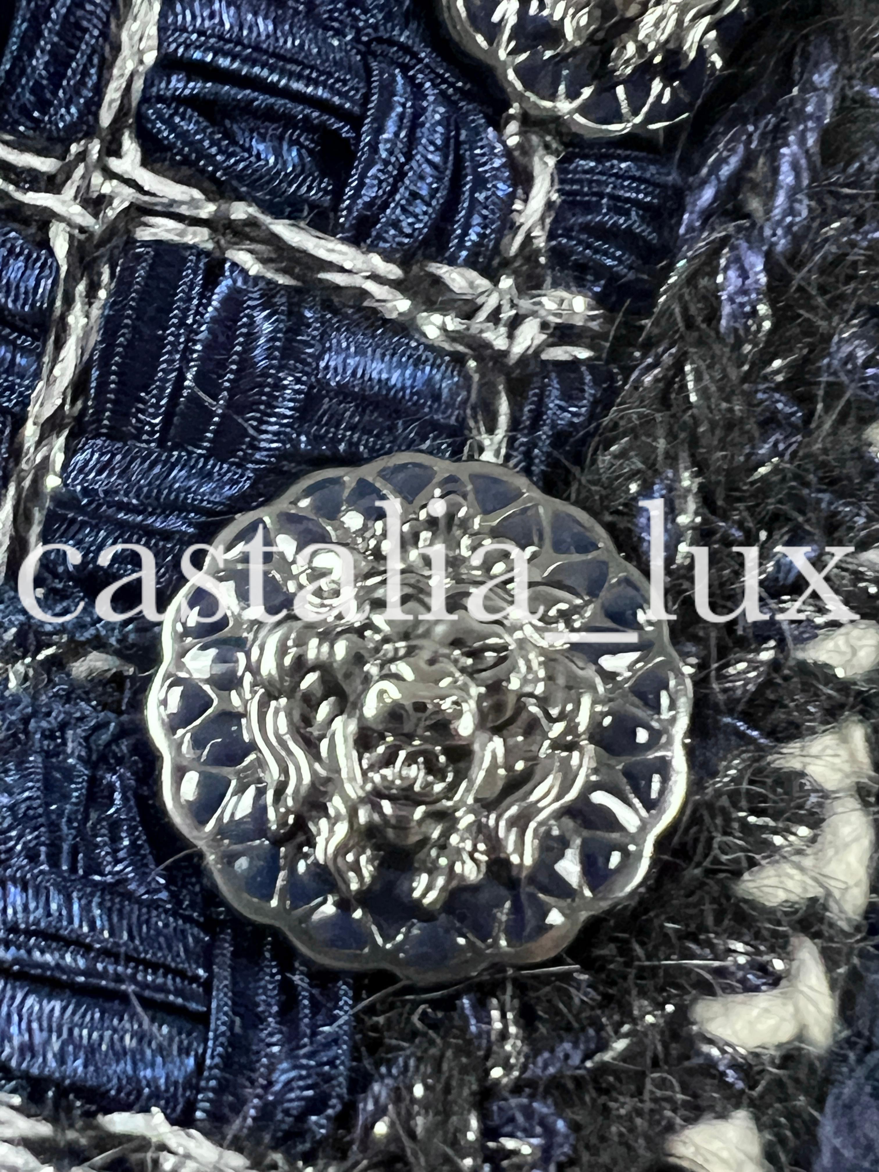 Chanel Pharrell Williams Style Runway Ribbon Tweed Jacket 8
