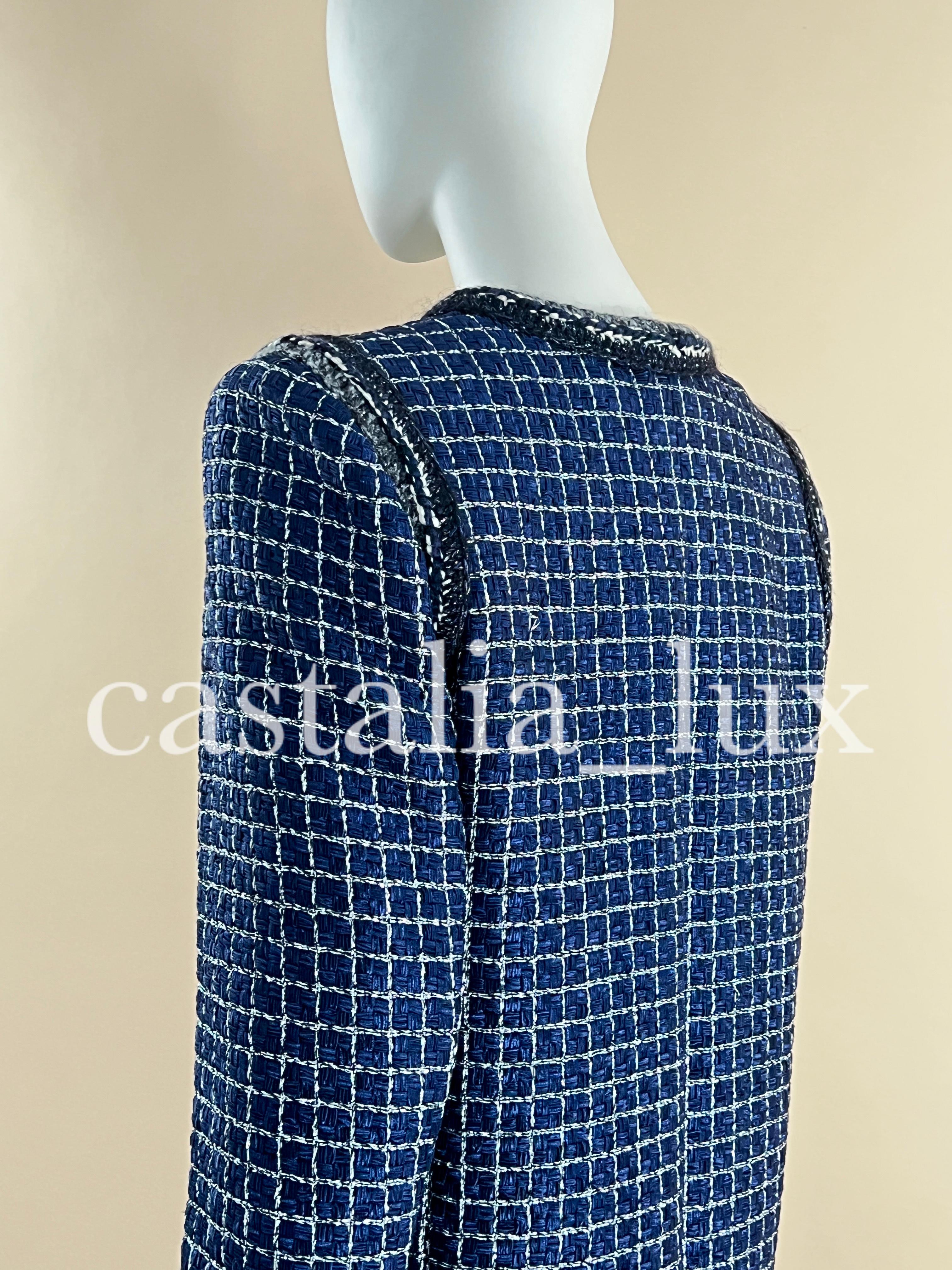 Chanel Pharrell Williams Style Runway Ribbon Tweed Jacket 9