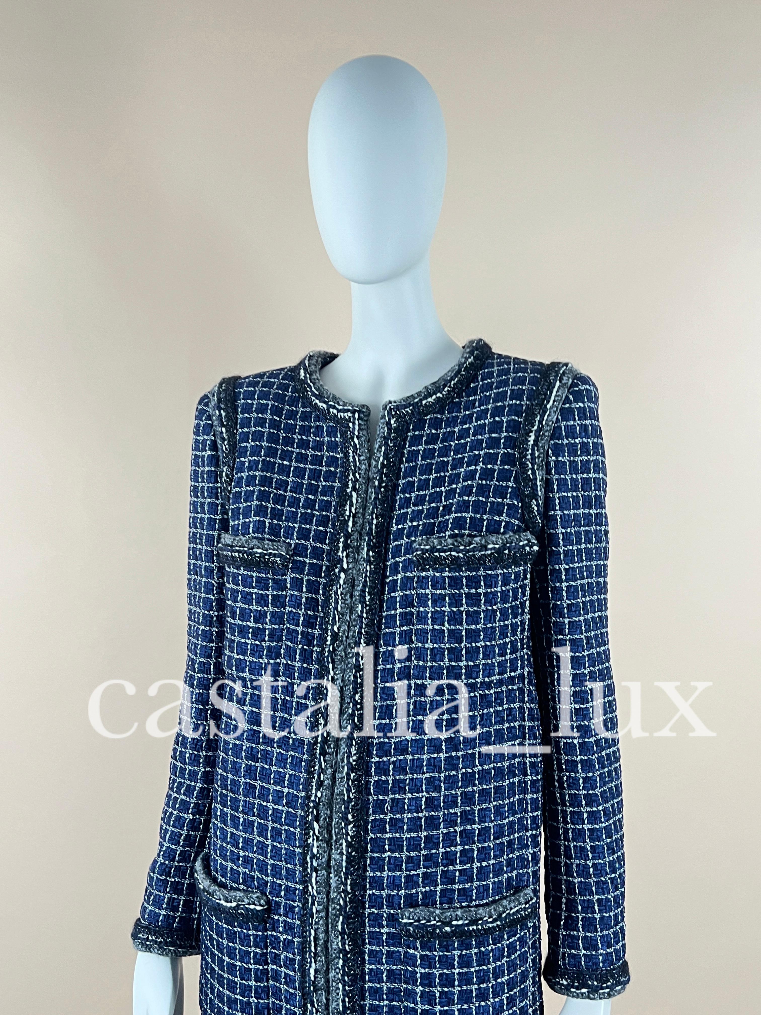 Chanel Pharrell Williams Style Runway Ribbon Tweed Jacket 2