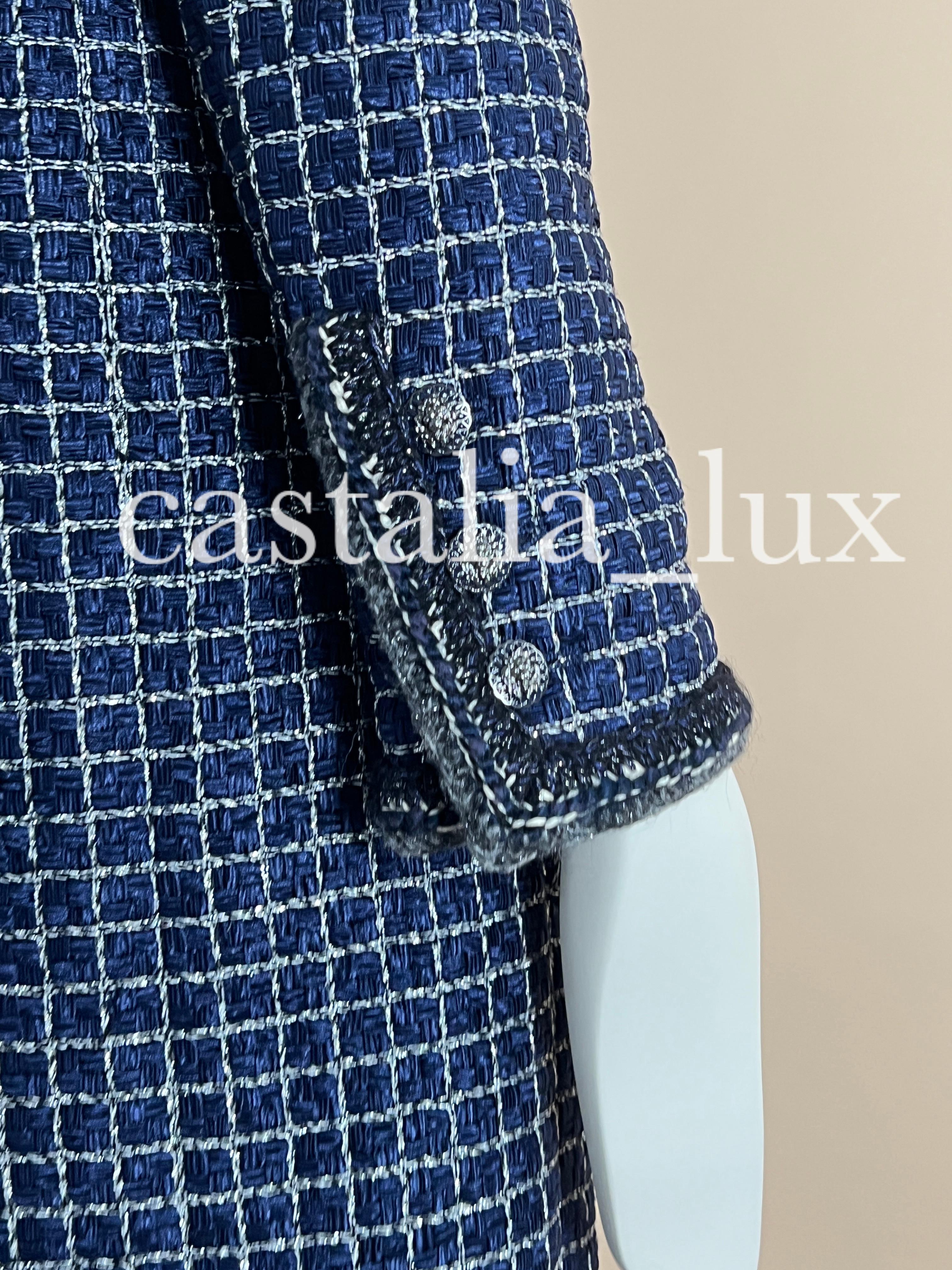 Chanel Pharrell Williams Style Runway Ribbon Tweed Jacket 4