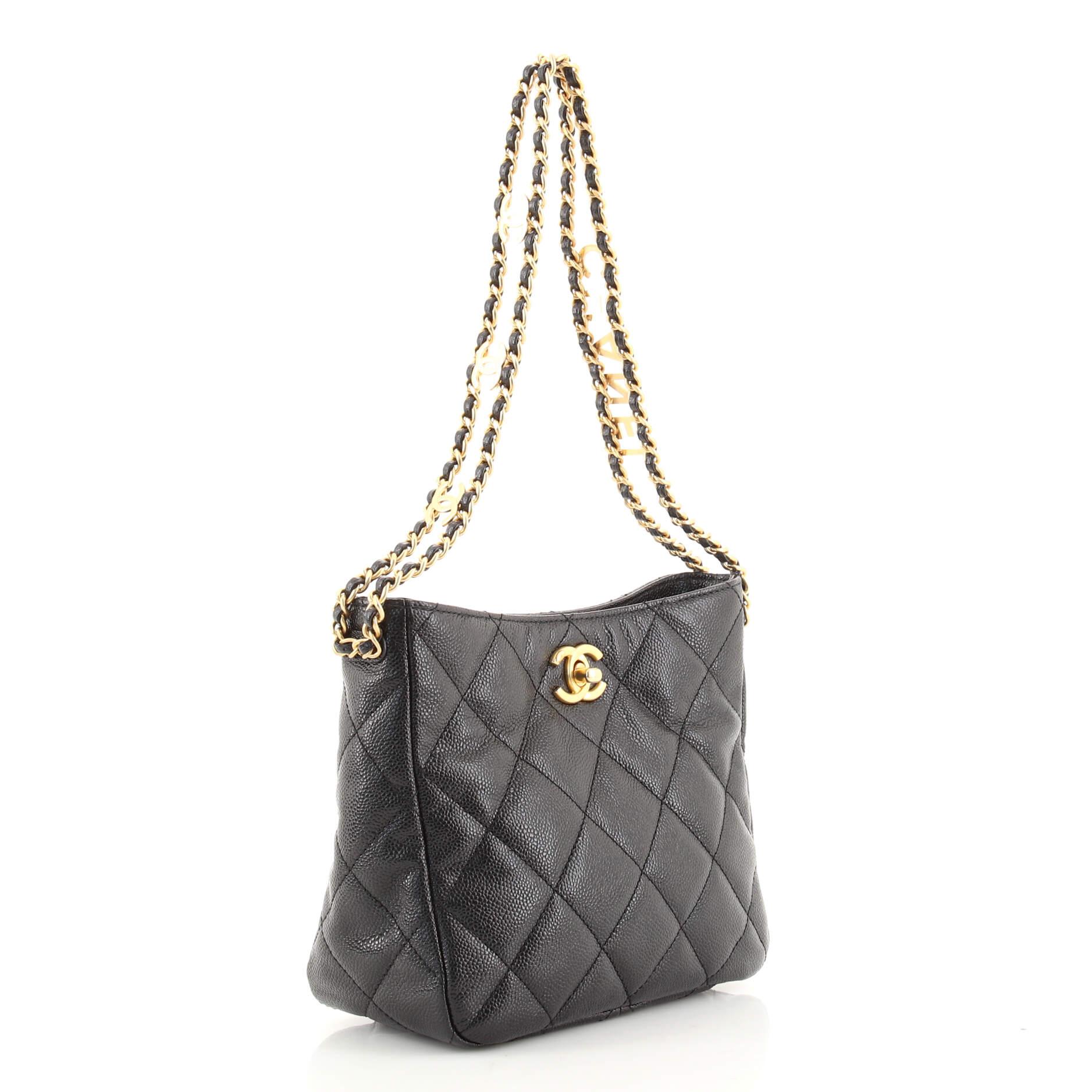 chanel caviar quilted me...