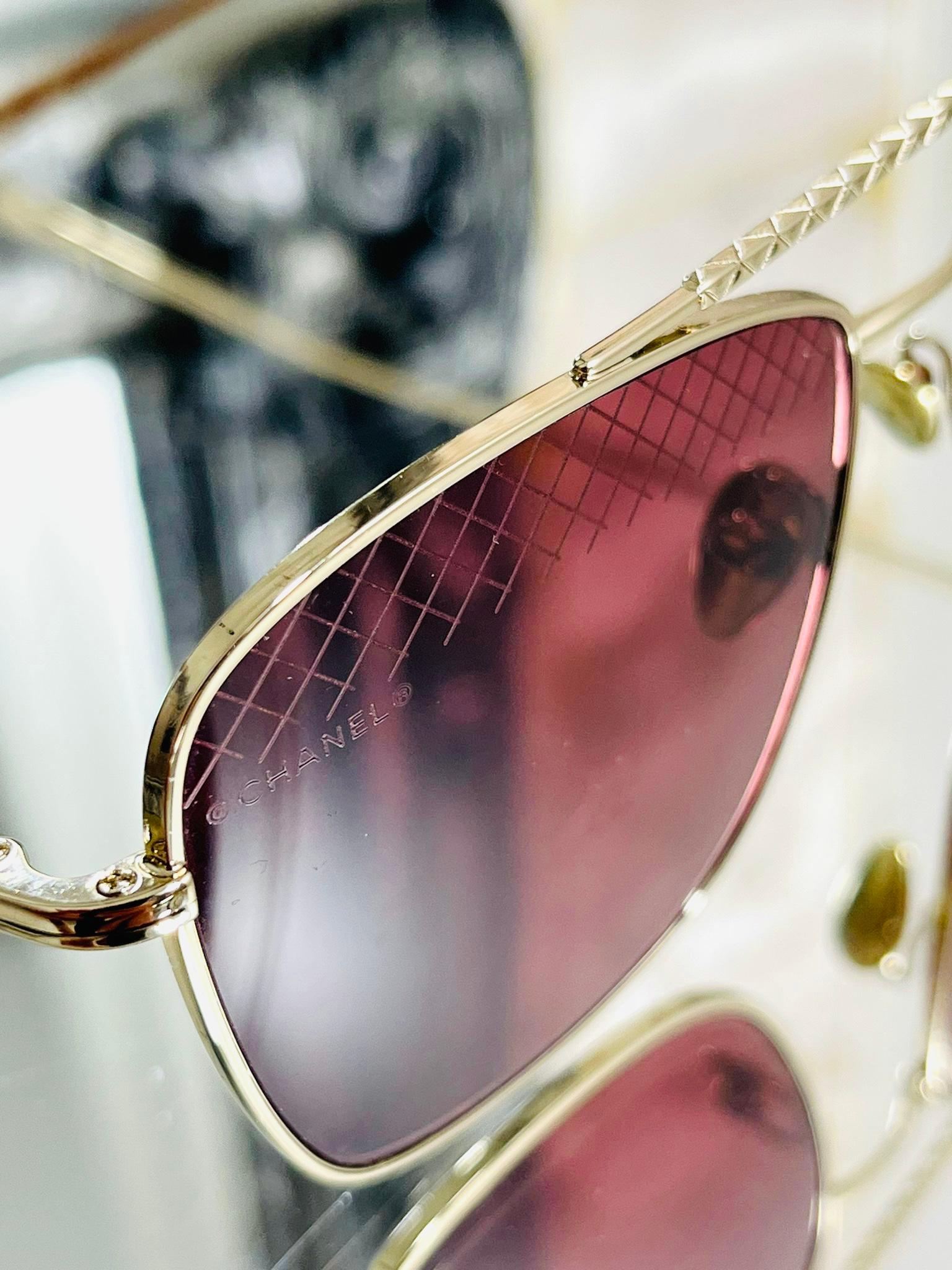 Chanel Pilot Sunglasses 1