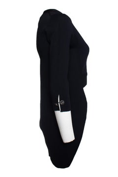 Chanel, pinguïn cardigan in black