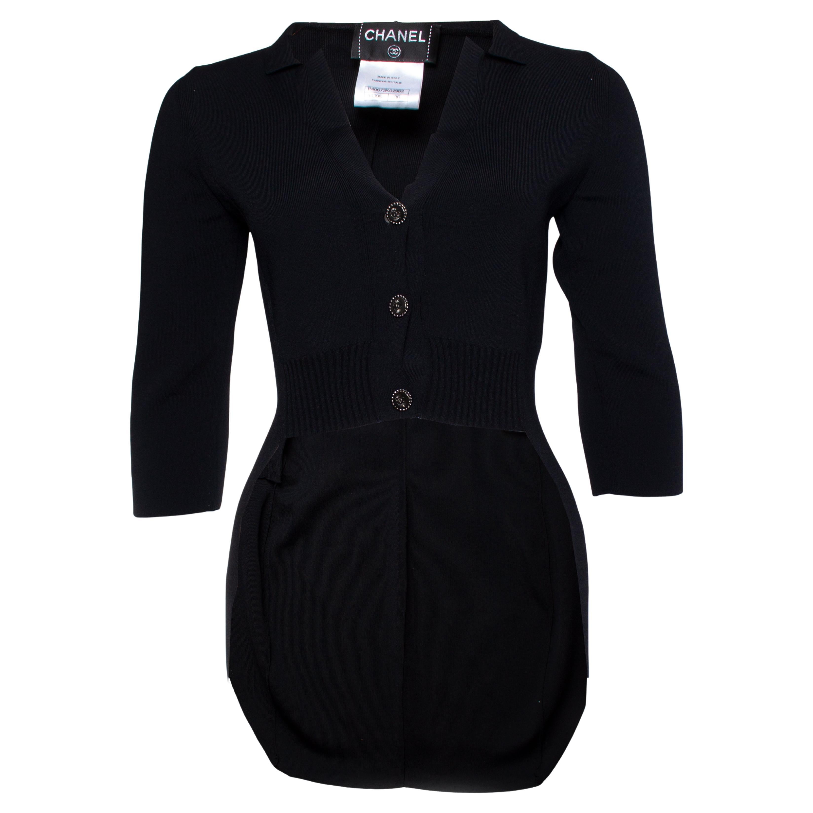 Chanel, pinguïn cardigan in black