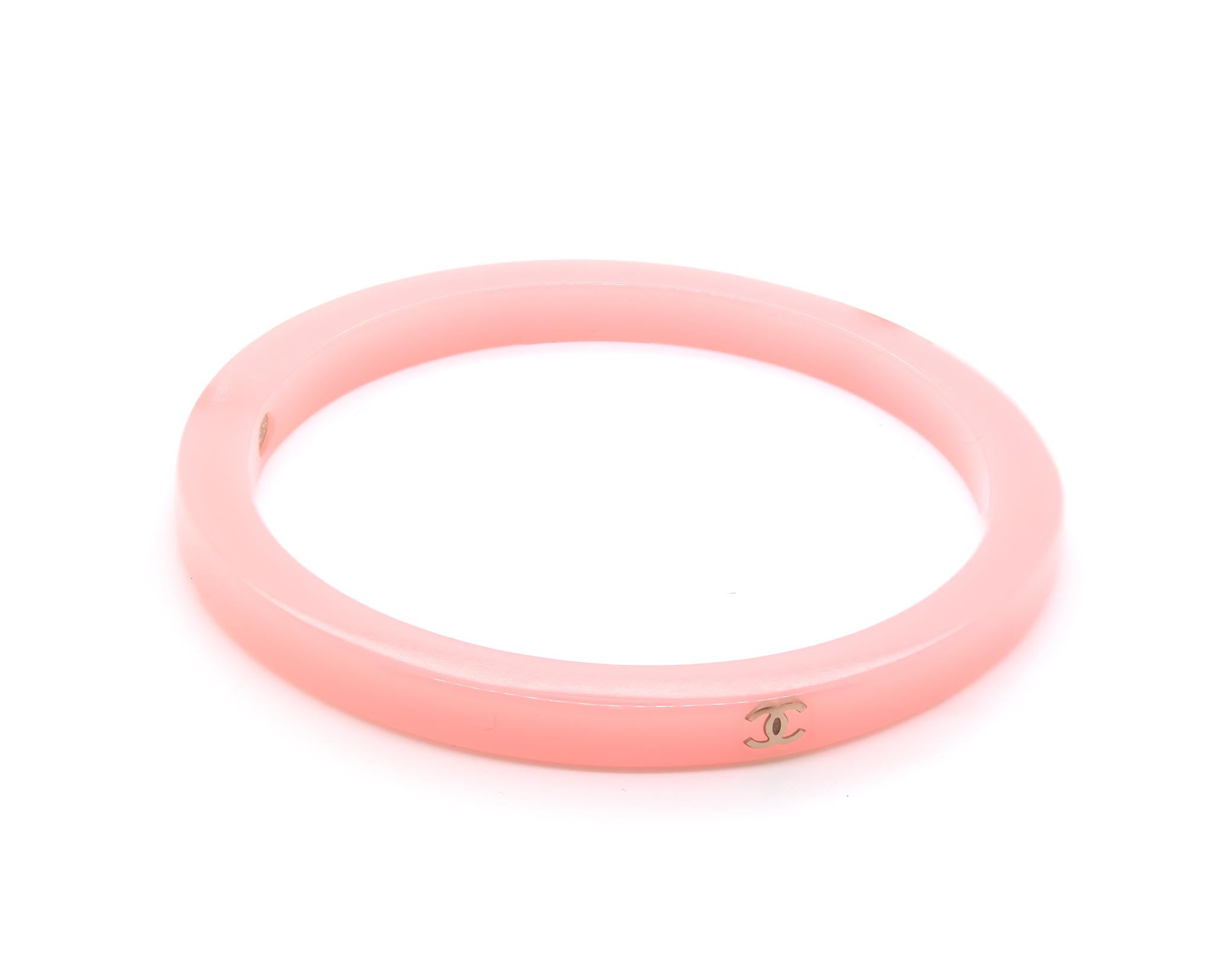 chanel acrylic bracelet