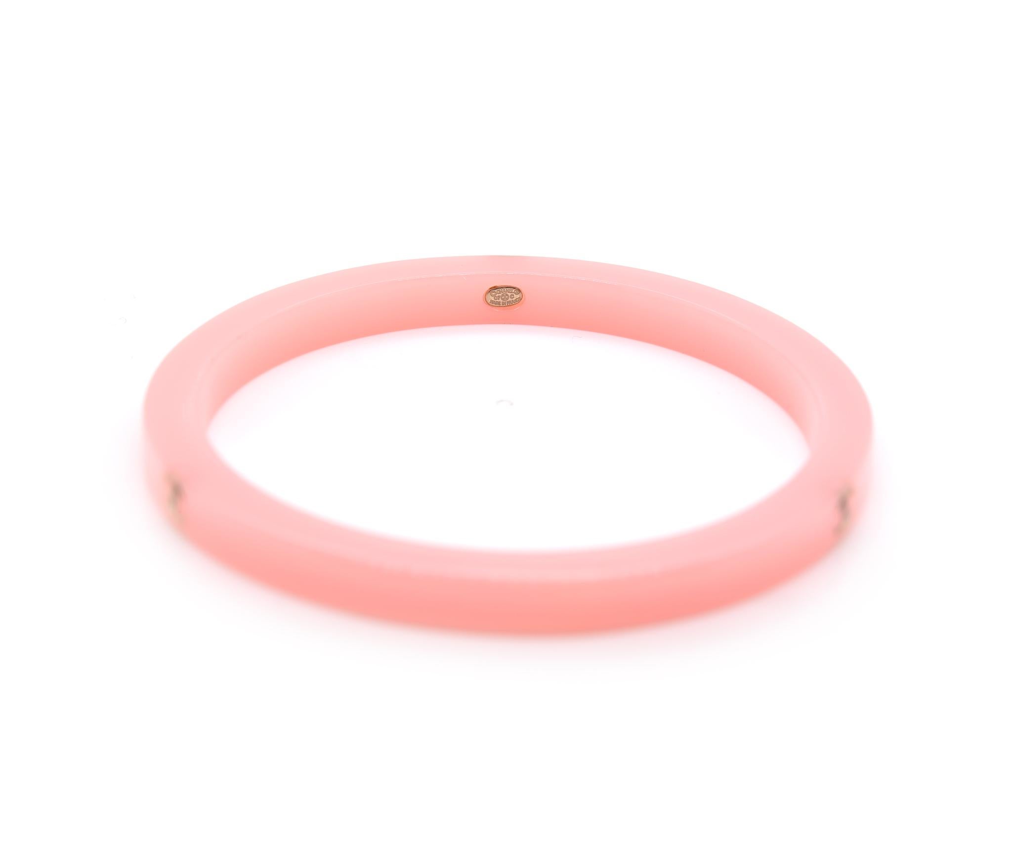 pink chanel bracelet