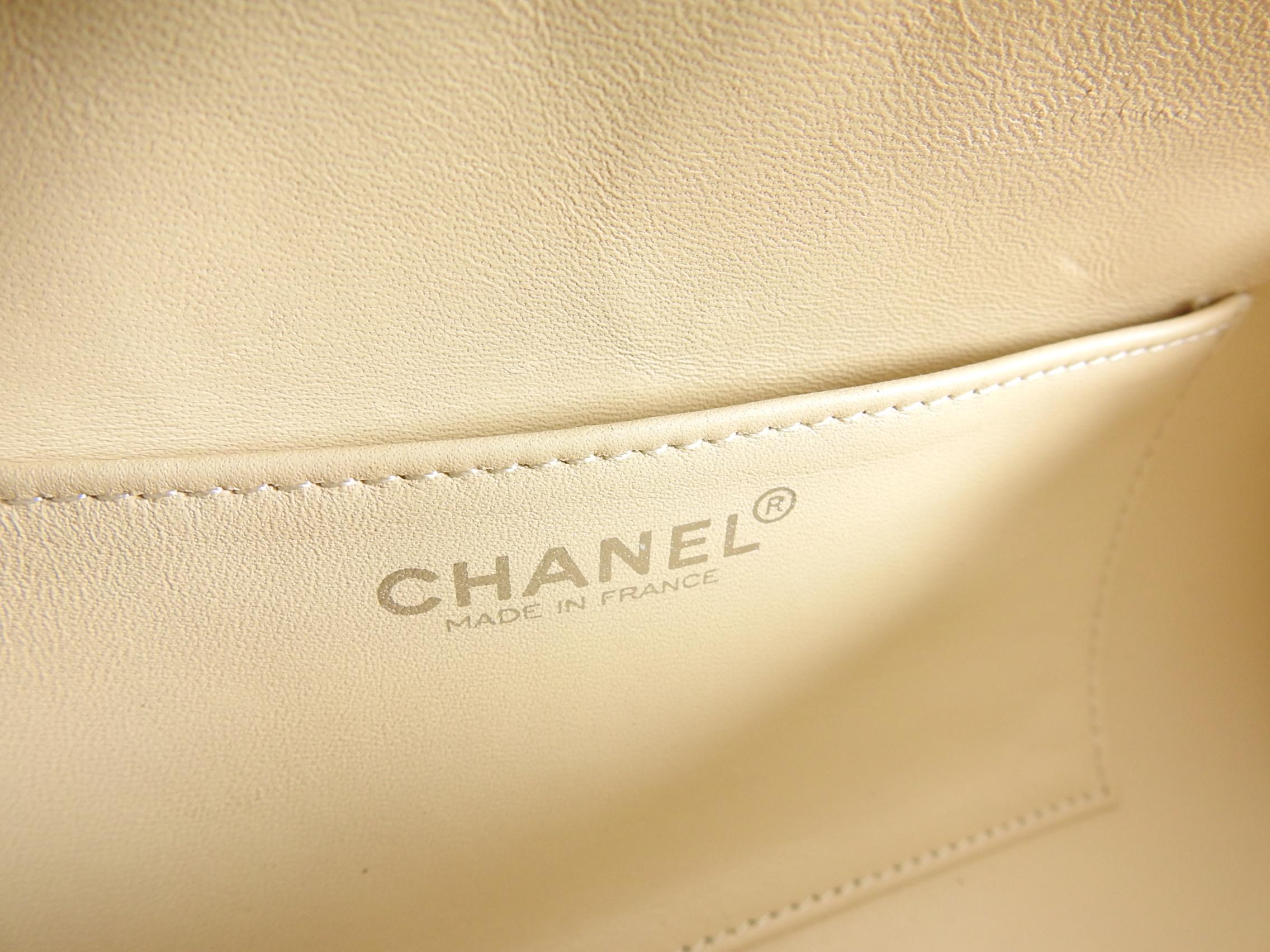 Chanel Pink and Ivory CC Logo Resin Tile Barrel Bag 4