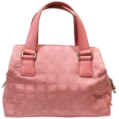 Chanel Pink Boston Style Handbag. 