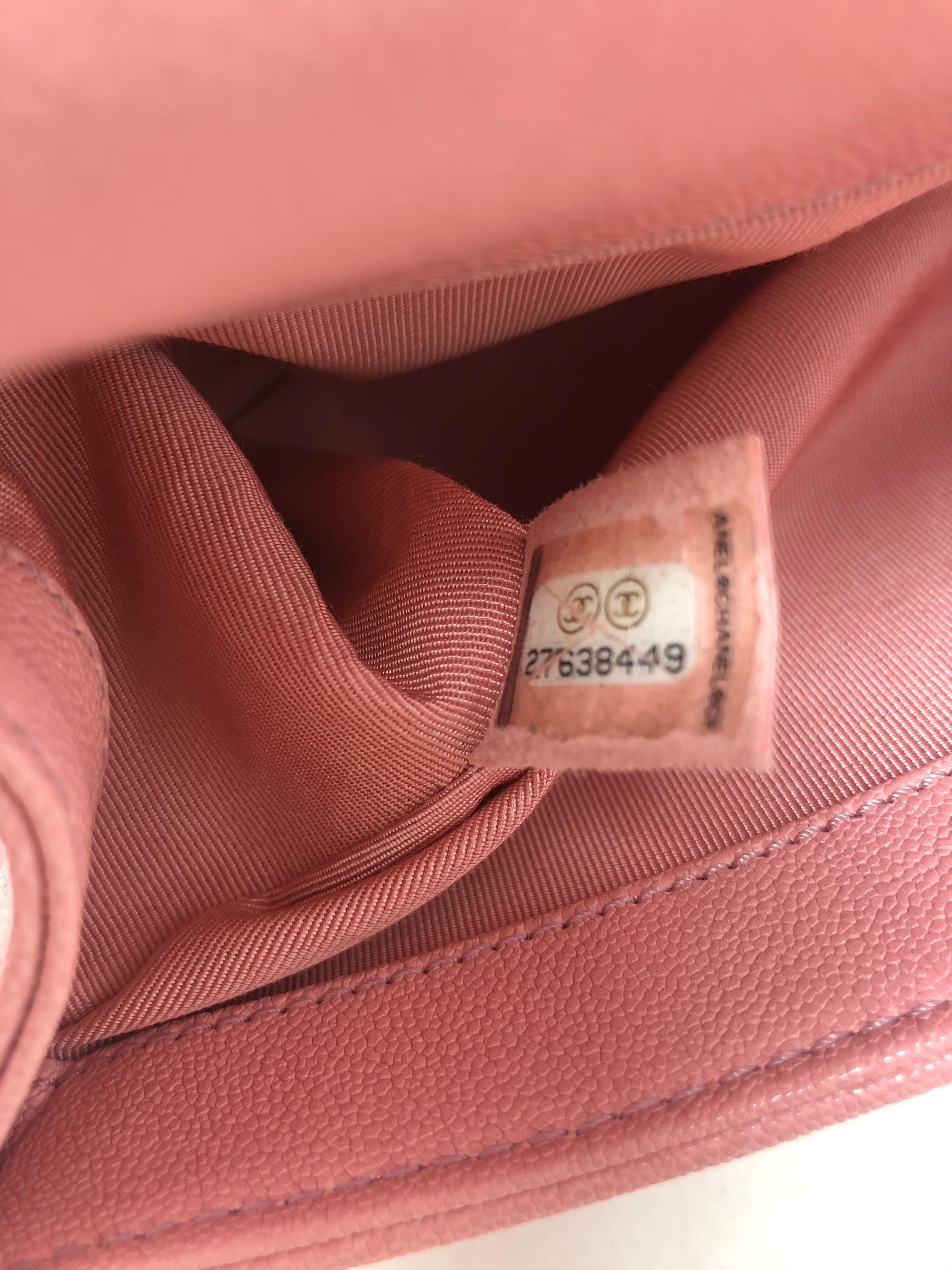 Chanel Pink Boy Bag Gold Hardware 10