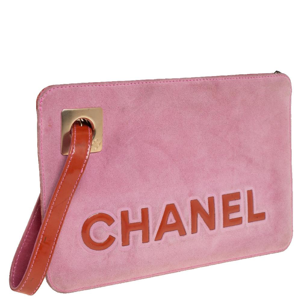 chanel pink brown