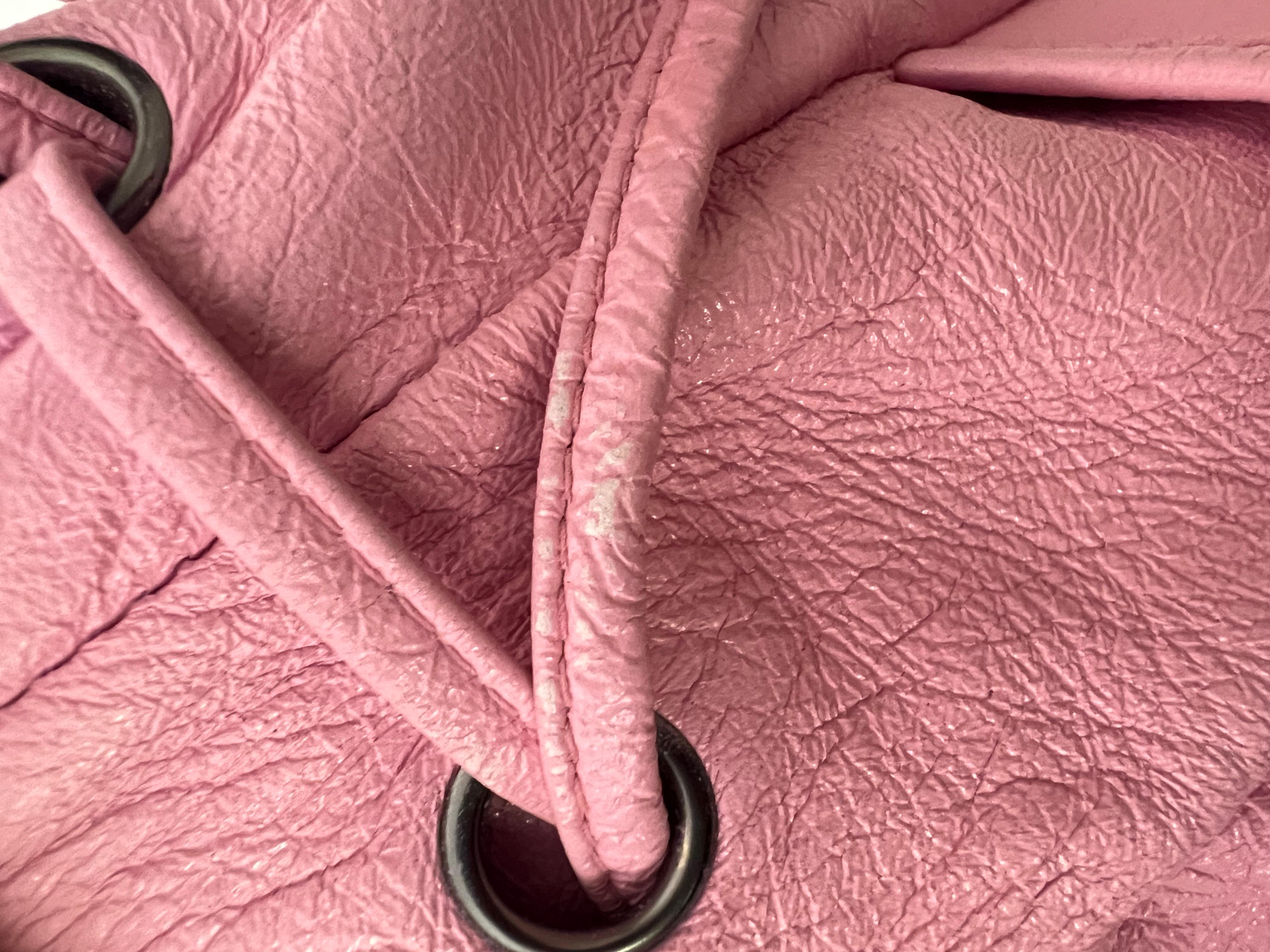 Chanel Pink Bucket Shoulder Bag 9