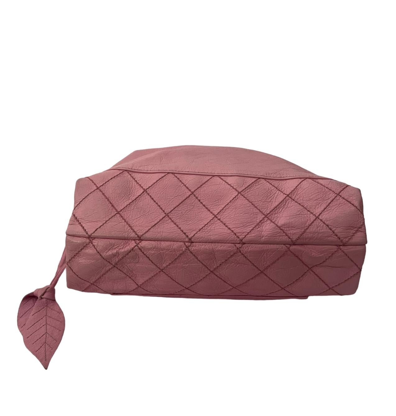 Women's or Men's Chanel Pink Bucket Shoulder Bag 