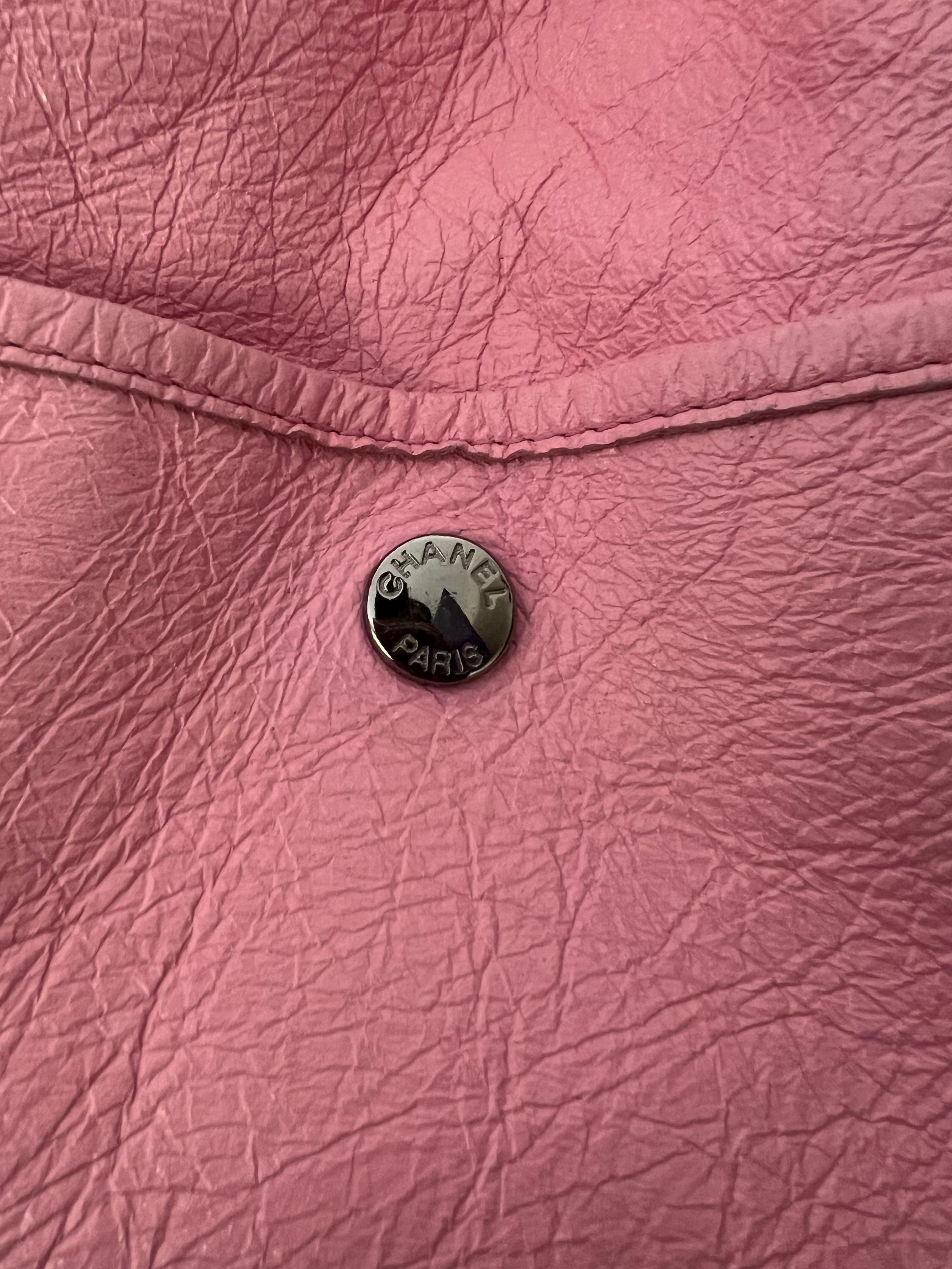 Chanel Pink Bucket Shoulder Bag 1