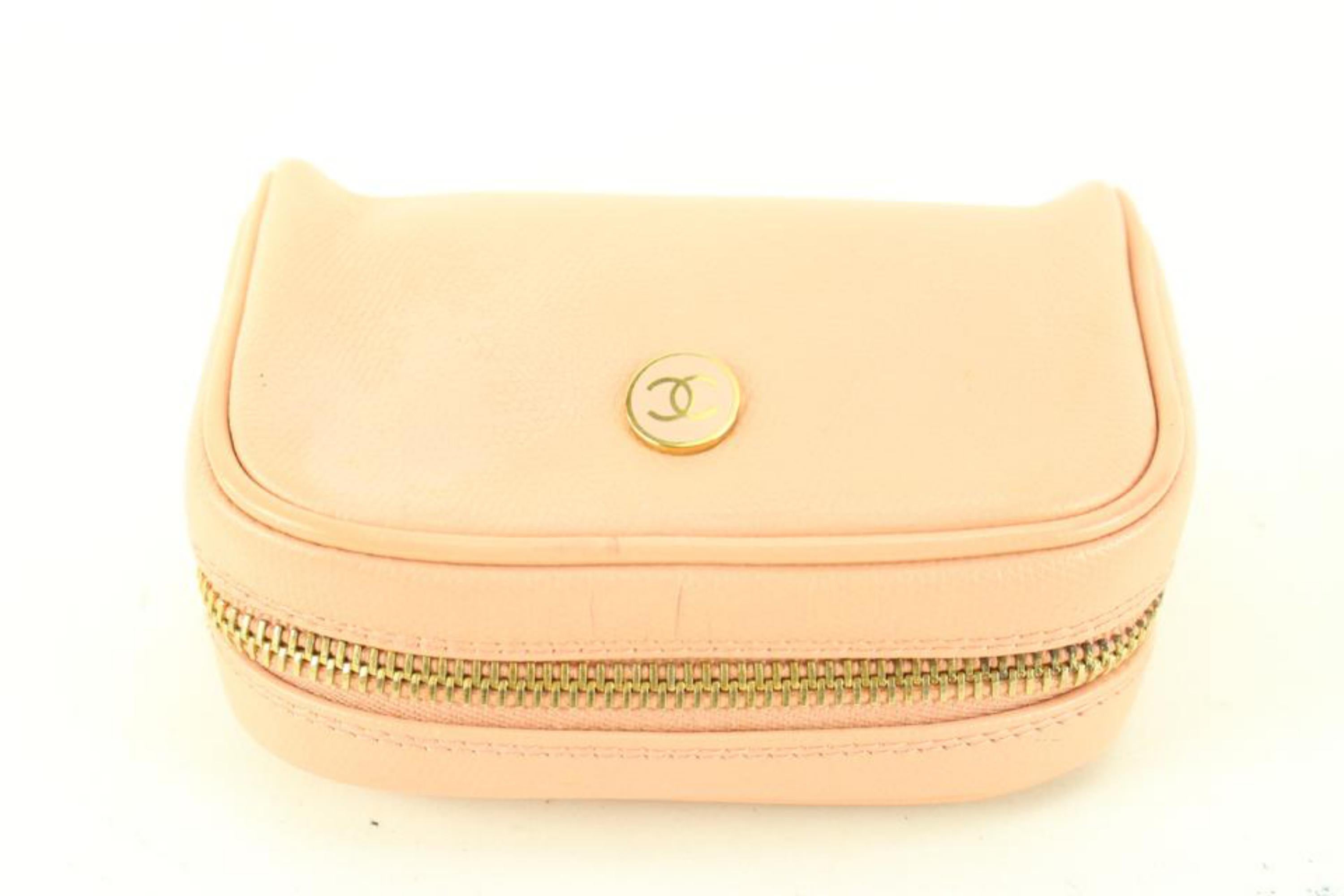 chanel pink coin purse