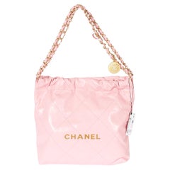 Chanel Pink Calfskin Small 22 Bag
