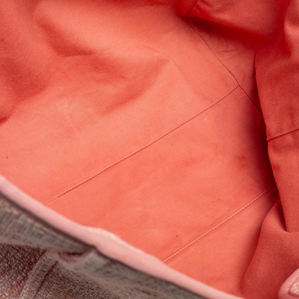 Chanel Pink Canvas and Leather Large Deauville Shopper Tote 4