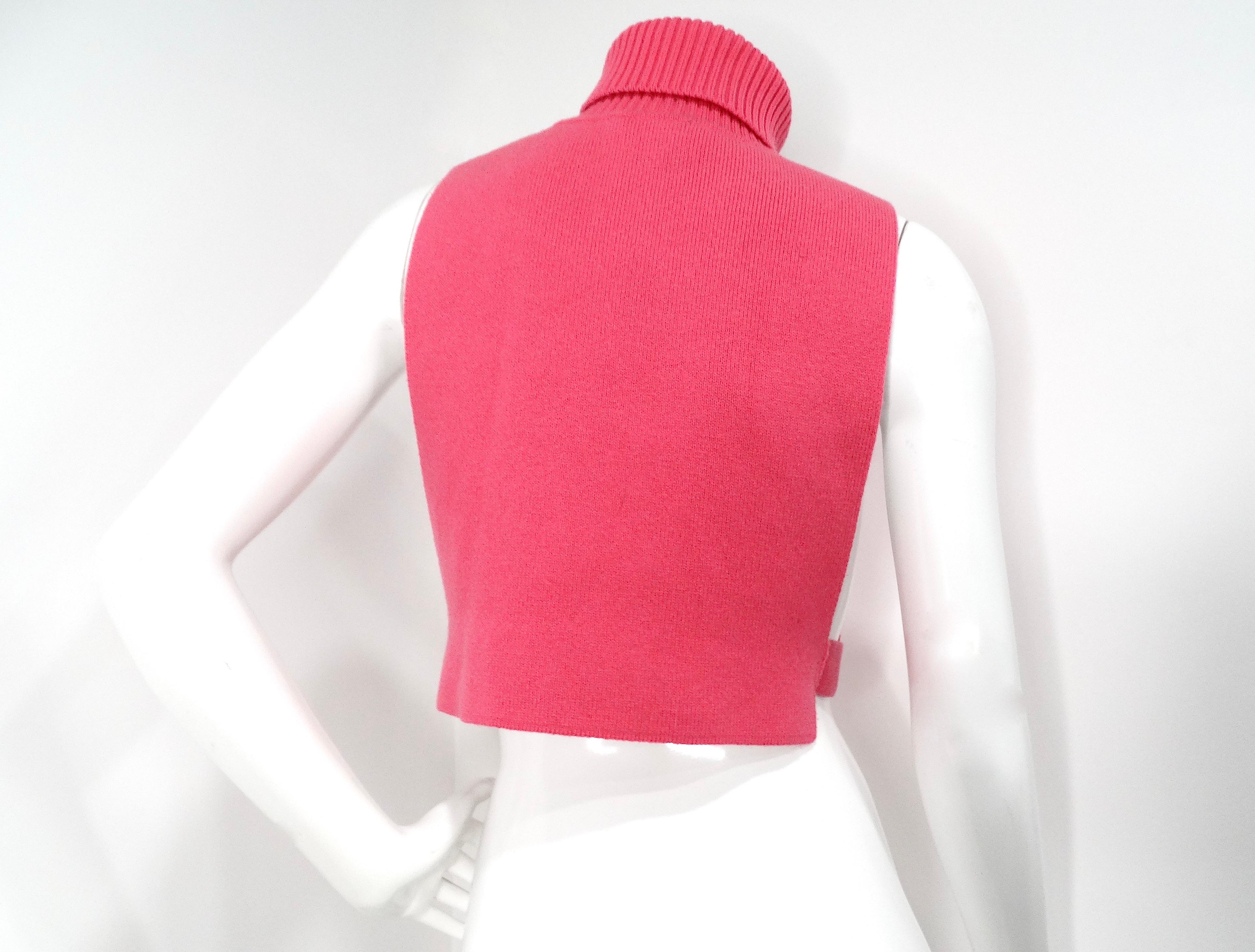 Chanel - Gilet à col roulé 