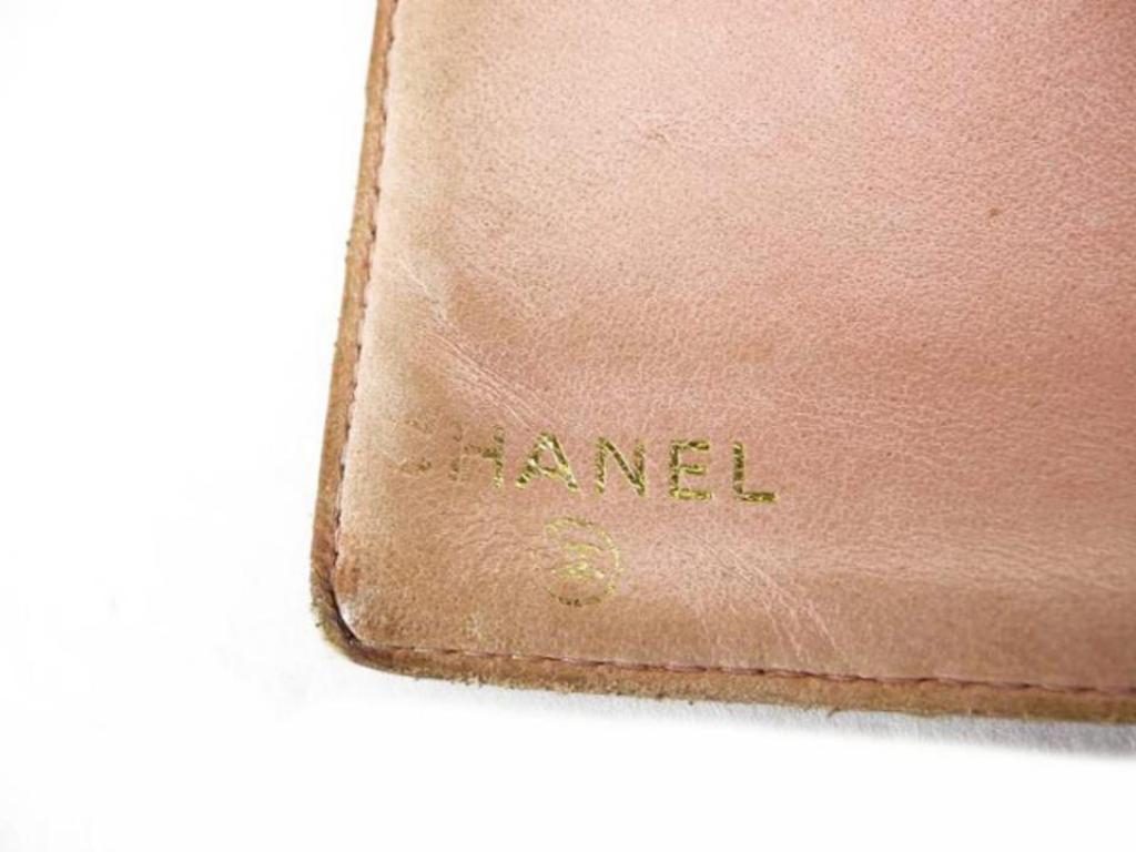 Women's Chanel Pink Caviar Cc Bifold Long Classic 224368 Wallet For Sale