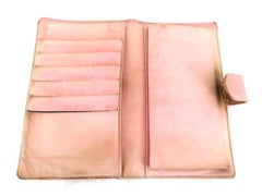 Chanel Pink Caviar Cc Logo 216048 Wallet