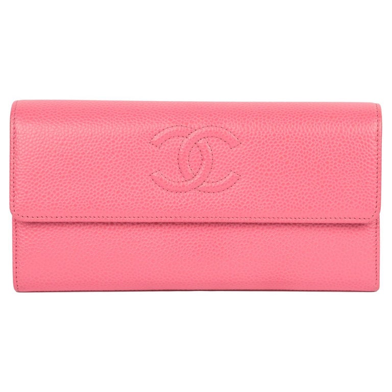 Chanel Caviar Long Wallet -35 For Sale on 1stDibs