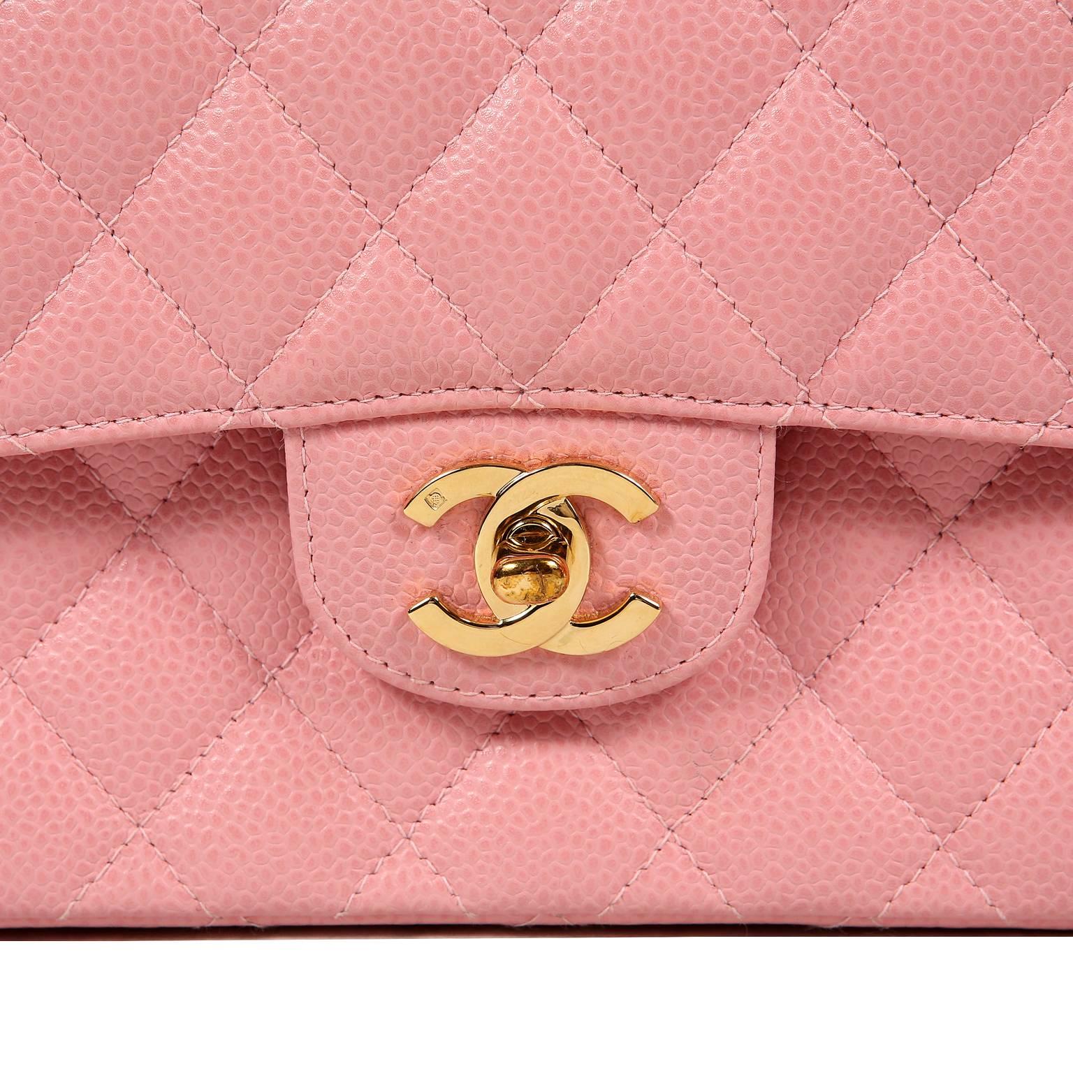 pink caviar chanel bag