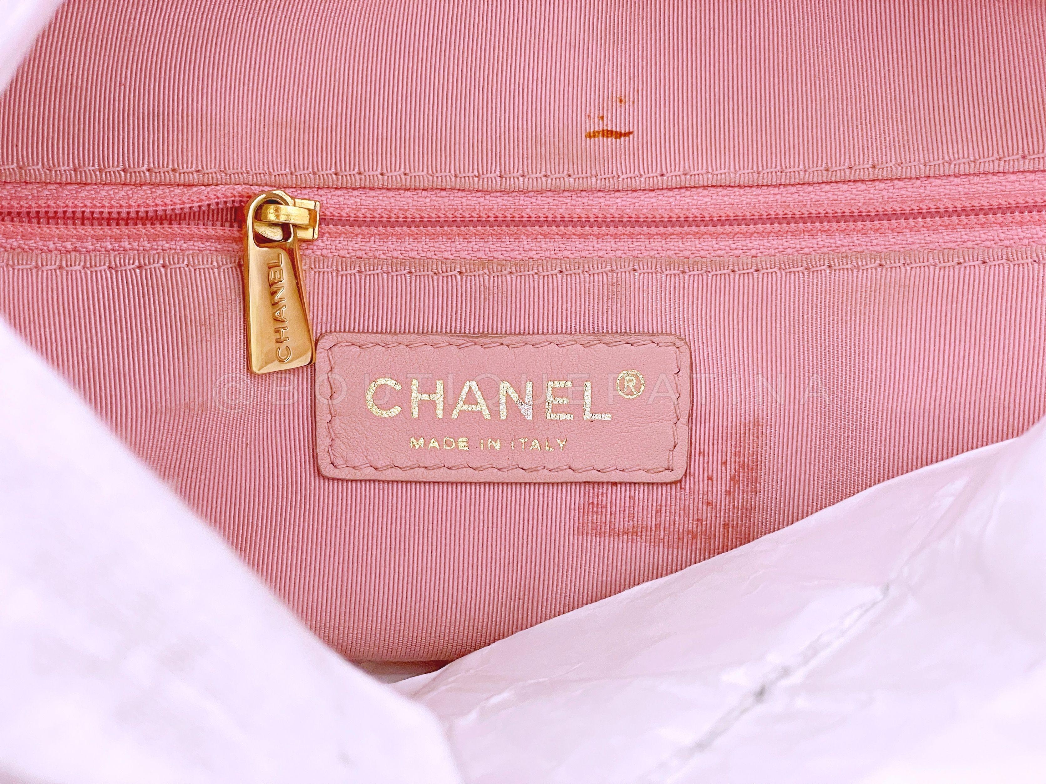 Chanel Pink Caviar Petite Timeless Shopper Tote PTT Bag 24k GHW 65400 5